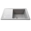 Гранітна мийка Globus Lux MONO 620x435-А0005, сірий камiнь- Фото 2